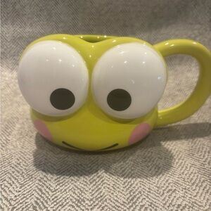 Sanrio Keroppi Yellow Ceramic Mug